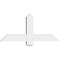 Ekena Millwork Eugene Architectural Grade PVC Gable Bracket, 36"W x 16 1/2"H x 4"D x 4"F, 11/12 Pitch GBP036X17X0404EUG00 - alternate 5